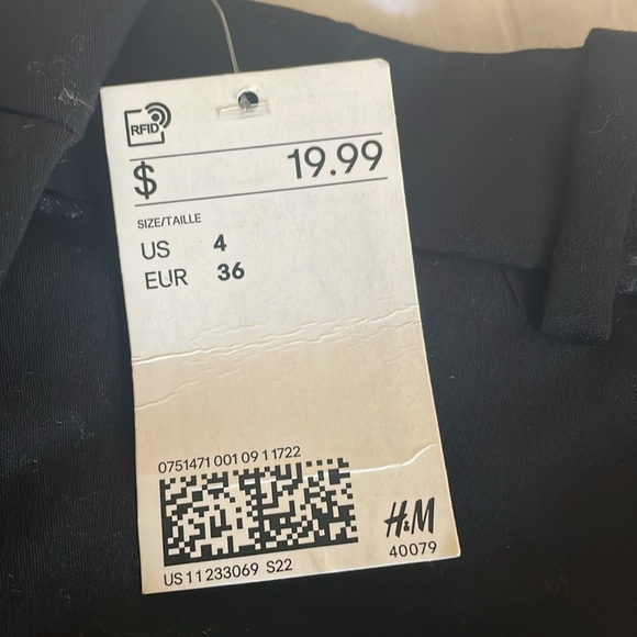NWT Black H&M trousers (US 4) - Picture 4 of 5